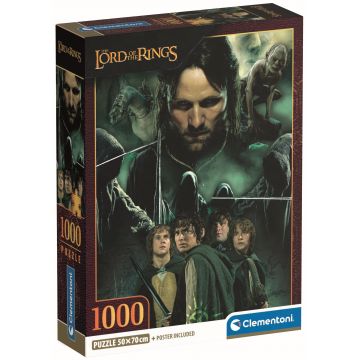 Puzzle Clementoni din 1000 piese - Stăpânul Inelelor