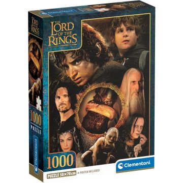 Puzzle Clementoni din 1000 piese - Stăpânul Inelelor