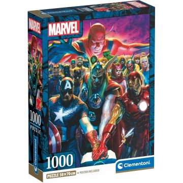 Puzzle Clementoni din 1000 piese - The Avengers