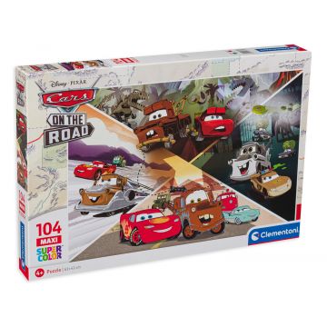 Puzzle Clementoni din 104 de piese - Mașini