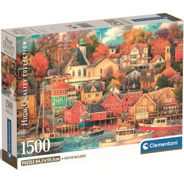 Puzzle Clementoni din 1500 piese - Good Times Harbour