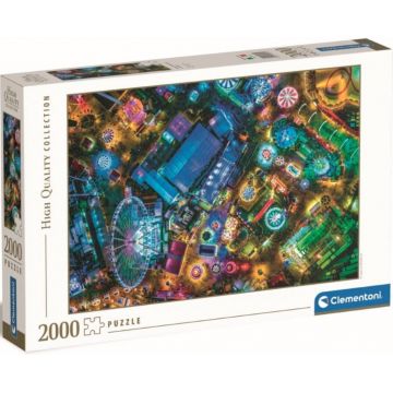 Puzzle Clementoni din 2000 piese - Țara minunilor de iarnă în Hyde Park, Londra
