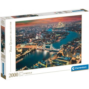 Puzzle Clementoni din 2000 piese - Vedere aeriană a Londrei