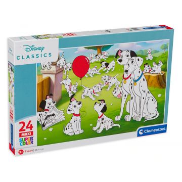 Puzzle Clementoni din 24 de piese - 101 dalmatieni