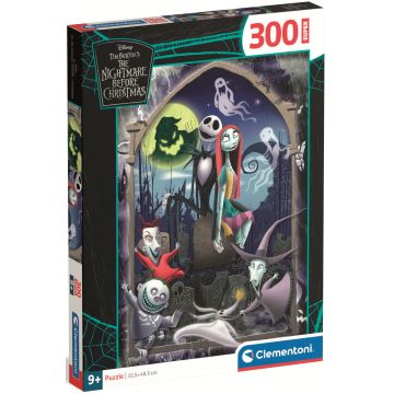 Puzzle Clementoni din 300 piese - Coșmarul dinaintea Crăciunului