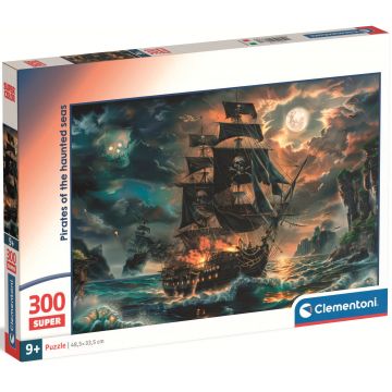 Puzzle Clementoni din 300 piese - Pirații mărilor bântuite