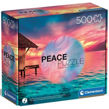 Puzzle Clementoni din 500 de piese - Viata de plaja