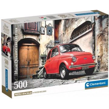 Puzzle  Clementoni din 500 piese - Mașina roșie