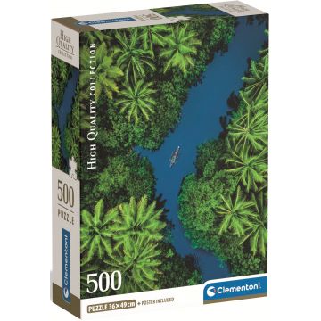 Puzzle Clementoni din 500 piese - Vedere tropicală de sus