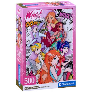 Puzzle Clementoni din 500 piese - Winx
