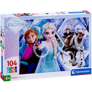 Puzzle Clementoni pentru copii cu 104 piese - Frozen