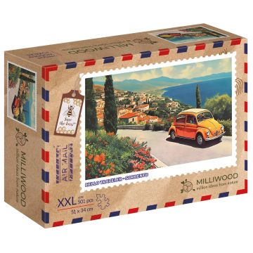 Puzzle din lemn pentru copii  Milliwood din  501 piese - Sorento(marime XXL)
