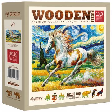 Puzzle din lemn Wooden City din 1010 piese - Cal