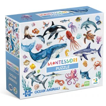 Puzzle DoDo din 200 piese - Animalele din ocean