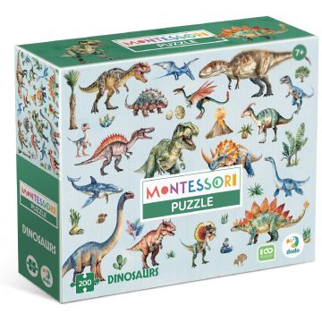 Puzzle DoDo din 200 piese - Dinozauri