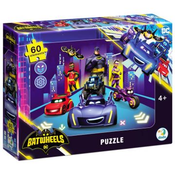 Puzzle DoDo din  60 piese - Batwheels, tip 2