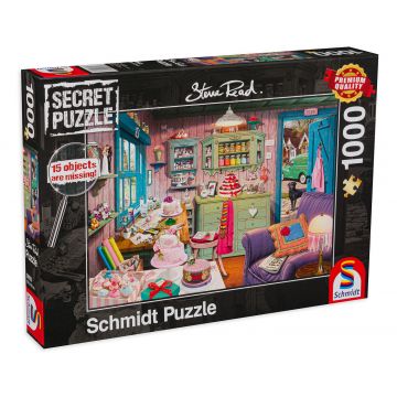 Puzzle-ghicitoare Schmidt din 1000 de piese - Camera cu delicii a bunicii, Steve Reid