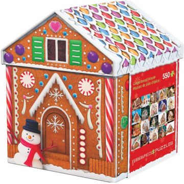 Puzzle in cutie metal Eurographics din 550 de piese - Casa de cupru