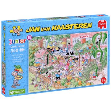 Puzzle Jumbo din 360 piese - Grădina școlii