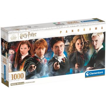 Puzzle panoramic Clementoni din 1000 piese - Lumea magică a lui Harry Potter