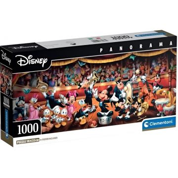 Puzzle panoramic Clementoni din 1000 piese - Orchestra Disney