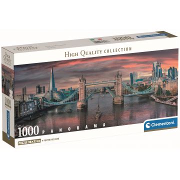 Puzzle panoramic Clementoni din 1000 piese - Peste râul Tamisa