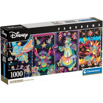 Puzzle panoramic Clementoni din 1000 piese - sărbătoare plină de culoare