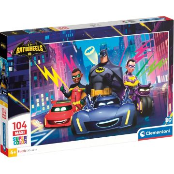 Puzzle pentru copii Clementoni din 104 piese - Batwheels