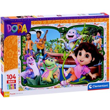 Puzzle pentru copii Clementoni din 104 piese - Dora Exploratoarea