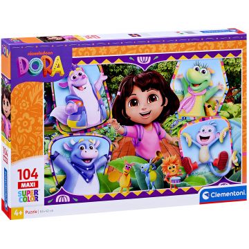 Puzzle pentru copii Clementoni din 104 piese - Dora și prietenii