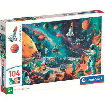 Puzzle pentru copii Clementoni din 104 piese - Echipa spațială