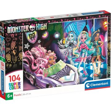 Puzzle pentru copii Clementoni din 104 piese - Monster High (varianta 2)