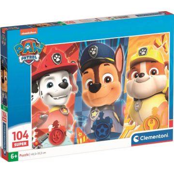 Puzzle pentru copii Clementoni din 104 piese - Patrula căţeluşilor