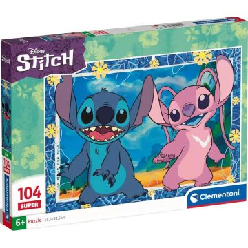Puzzle pentru copii Clementoni din 104 piese - Stitch (varianta 4)