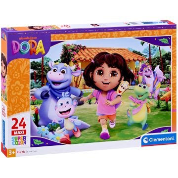 Puzzle pentru copii Clementoni din 24 piese - Dora exploratoarea