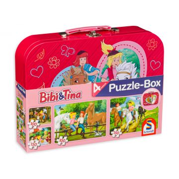 Puzzle pentru copii Schmidt 4 în 1 - Bibi și Tina