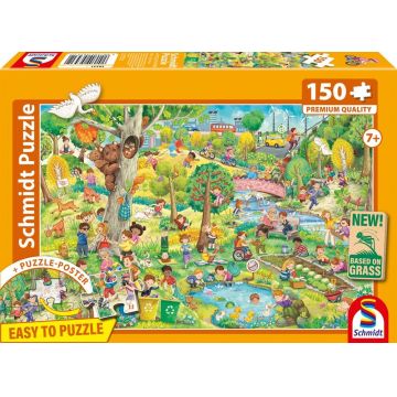Puzzle pentru copii Schmidt din 150 piese - Joc fericit, planetă fericită