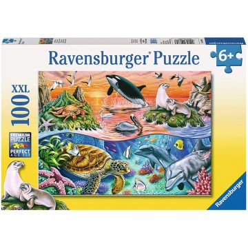 Puzzle Ravensburger din 100 XXL de piese - Sub apa
