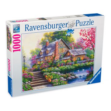 Puzzle Ravensburger din 1000 de piese - Casa romantica
