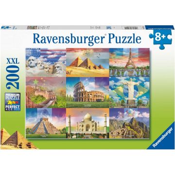 Puzzle Ravensburger din 200 XXL piese - Repere mondiale
