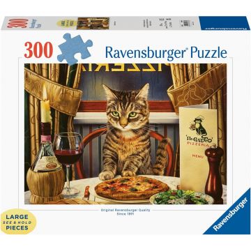 Puzzle Ravensburger din 300 XXL piese - Cină pentru o persoană