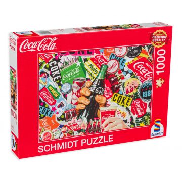 Puzzle Schmidt din 1000 de piese - E timpul pentru Coca Cola