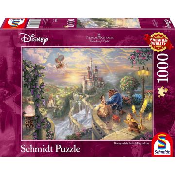 Puzzle Schmidt din 1000 de piese - Frumoasa și Bestia