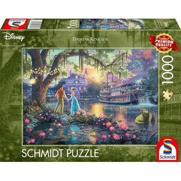 Puzzle Schmidt din 1000 de piese - Prințesa și broasca