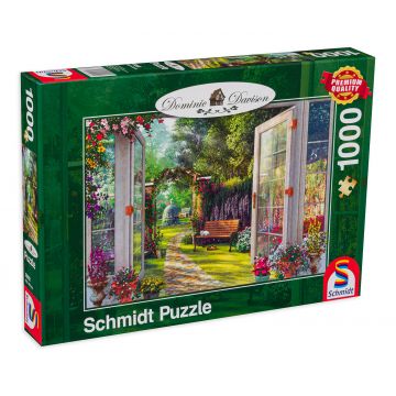 Puzzle Schmidt din 1000 de piese -  Vedere spre gradina magica, Dominic Davison