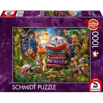 Puzzle Schmidt din 1000 piese - Basme din pădure pentru noapte bună