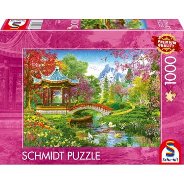 Puzzle Schmidt din 1000 piese - Grădină japoneză