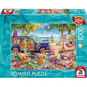 Puzzle Schmidt din 1000 piese - Plajă colorată