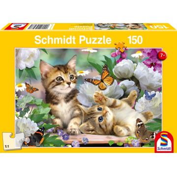 Puzzle Schmidt din 150 de piese - Pisicuțe jucăușe