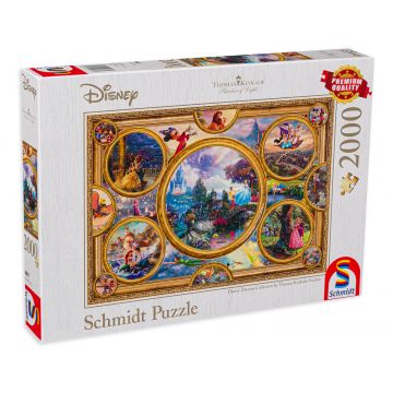 Puzzle Schmidt din 2000 de piese - Thomas Kinkade Disney Dreams Collection